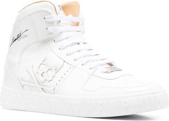 Philipp Plein Skull lace-up sneakers White