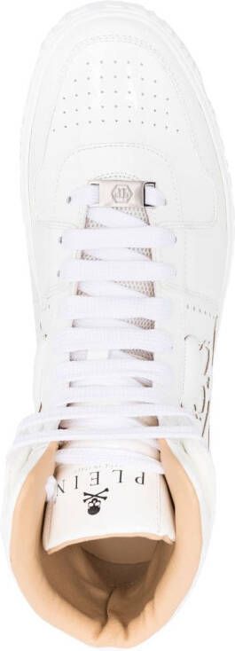 Philipp Plein Skull lace-up sneakers White