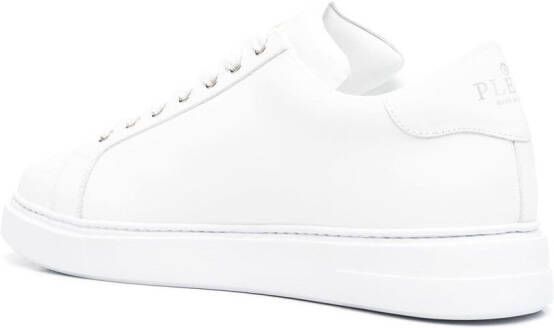 Philipp Plein Skull-plaque low-top sneakers White
