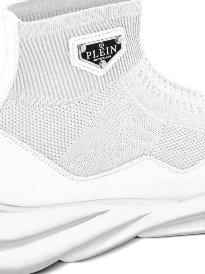 Philipp Plein Skywalker logo-appliqué sneakers White