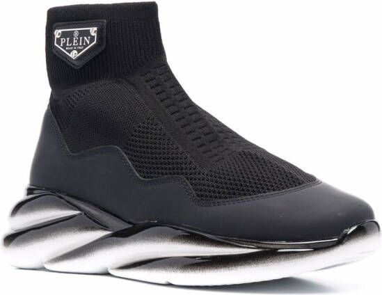 Philipp Plein Skywalker sock sneakers Black