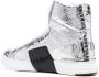 Philipp Plein snakeskin-effect high-top sneakers Silver - Thumbnail 3