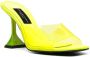 Philipp Plein square-toe heeled sandals Yellow - Thumbnail 2