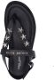 Philipp Plein star stud embellishment sandals Black - Thumbnail 4