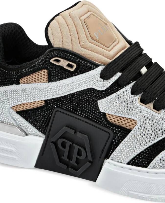 Philipp Plein Strass crystal-embellished sneakers Black