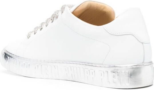 Philipp Plein Strass low-top sneakers White