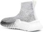 Philipp Plein Strass Runner crystal-embellished sock sneakers White - Thumbnail 3