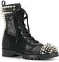Philipp Plein studded 35mm lace-up boots Black - Thumbnail 2