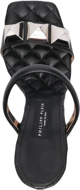 Philipp Plein studded cage sandals Black