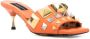 Philipp Plein studded square-toe sandals Orange - Thumbnail 2