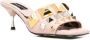 Philipp Plein studded square-toe sandals Pink - Thumbnail 2