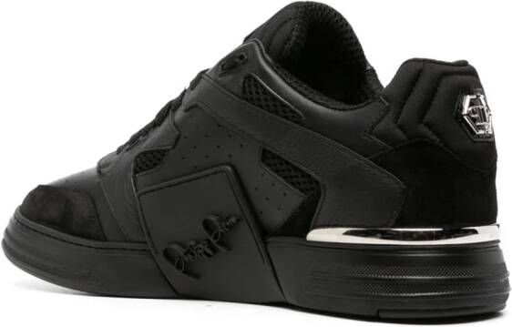 Philipp Plein Phantom Street leather sneakers Black