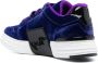 Philipp Plein tonal-logo lace-up velvet sneakers Purple - Thumbnail 3