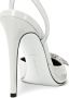 Philipp Plein Vernice 120mm leather sandals White - Thumbnail 3
