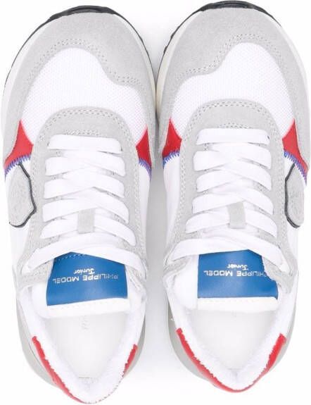 Philippe Model Kids colour-block low-top sneakers White