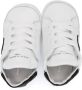 Philippe Model Kids logo-patch leather pre-walkers White - Thumbnail 3