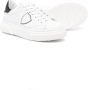 Philippe Model Kids logo-patch leather sneakers White - Thumbnail 2