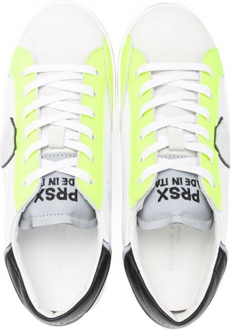 Philippe Model Kids logo-patch low-top sneakers White