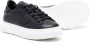 Philippe Model Kids TEEN logo-patch leather sneakers Black - Thumbnail 2