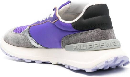 Philippe Model Paris Antibes leather low-top sneakers Purple