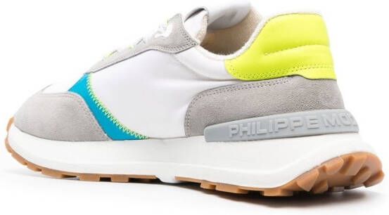 Philippe Model Paris colour-block lace-up sneakers White
