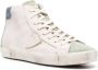 Philippe Model Paris distressed-effect high-top sneakers White - Thumbnail 2