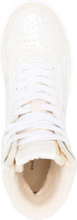 Philippe Model Paris lace-up high-top sneakers White