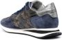 Philippe Model Paris leather-panelled low-top sneakers Blue - Thumbnail 3