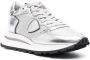 Philippe Model Paris leather-panelled low-top sneakers Silver - Thumbnail 2