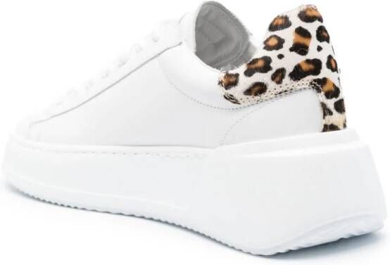Philippe Model Paris leopard-print sneakers White