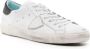 Philippe Model Paris logo-patch distressed leather sneakers White - Thumbnail 2