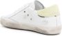 Philippe Model Paris logo-patch distressed leather sneakers White - Thumbnail 3
