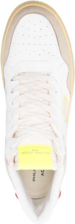 Philippe Model Paris logo-patch hi-top sneakers White