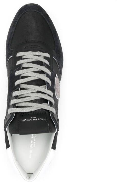 Philippe Model Paris logo-patch lace-up sneakers Black
