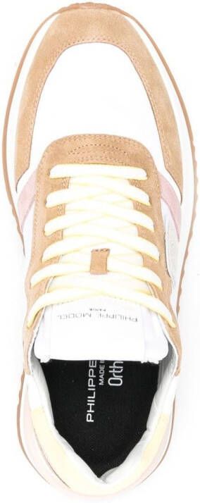 Philippe Model Paris logo-patch panelled sneakers White