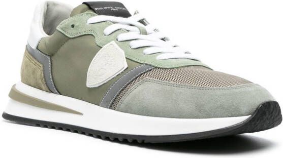 Philippe Model Paris logo-patch sneakers Green