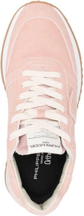Philippe Model Paris logo-patch sneakers Pink