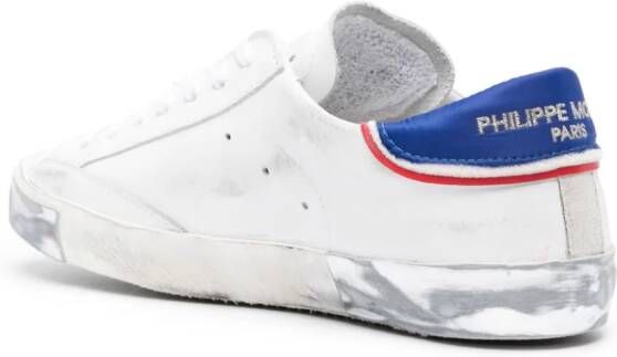 Philippe Model Paris logo-patch sneakers White
