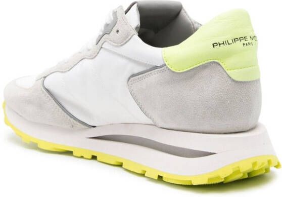 Philippe Model Paris logo-print panelled sneakers White