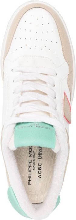 Philippe Model Paris Lyon leather low-top sneakers White