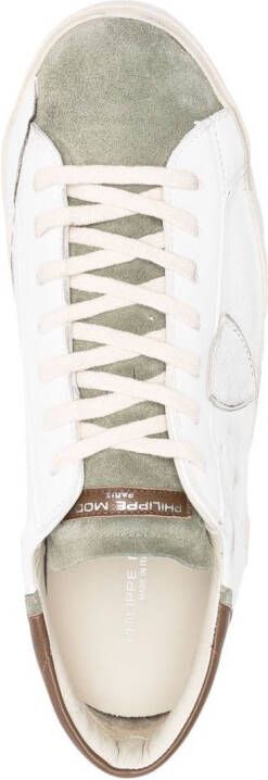 Philippe Model Paris panelled low-top sneakers White