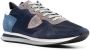 Philippe Model Paris panelled suede-leather sneakers Blue - Thumbnail 2