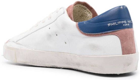 Philippe Model Paris PRSX leather low-top sneakers White