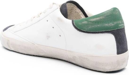 Philippe Model Paris Prsx logo-patch leather sneakers White