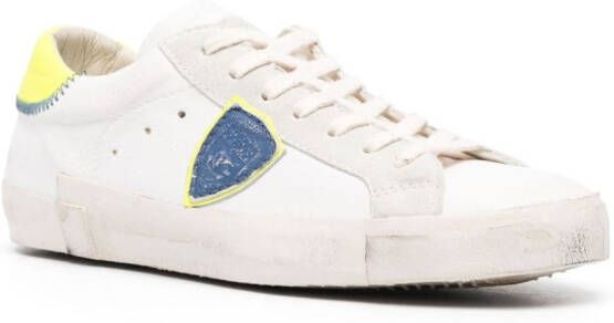 Philippe Model Paris PRSX suede low-top sneakers White