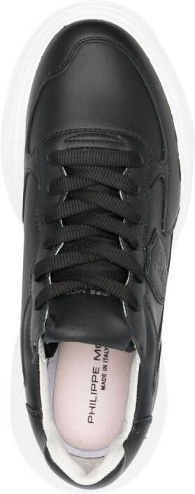 Philippe Model Paris Rivoli leather low-top sneakers Black