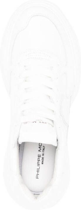 Philippe Model Paris Rivoli leather low-top sneakers White