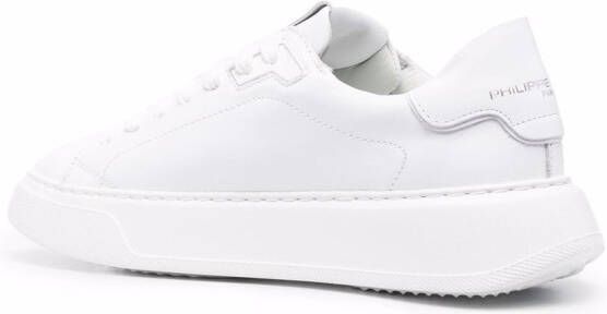 Philippe Model Paris side logo-patch sneakers White