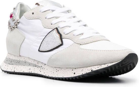 Philippe Model Paris stud-embellished low-top sneakers White