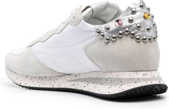 Philippe Model Paris stud-embellished low-top sneakers White